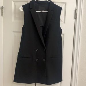 Banana Republic black waistcoat vest